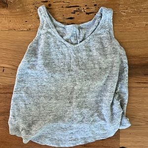 Vineyard Vines Gray Linen Top